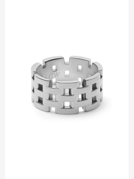 Daniel Wellington Daniel Wellington Silber Stahl Ring 5-Link