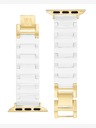 Anne Klein Anne Klein Damen-Keramikarmband für Apple Watch 38/40/41mm , WK/1010GPWT38