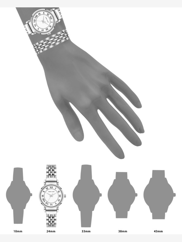 Anne Klein Anne Klein AK/ 4145SVST Damenuhr und Armband Geschenkset