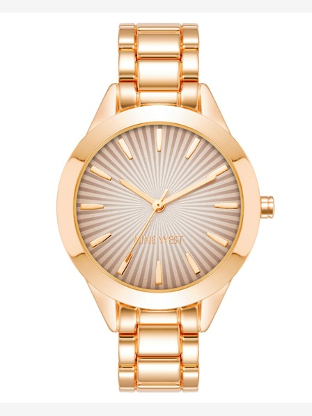 Nine West	 Runde Damenuhr Nine West