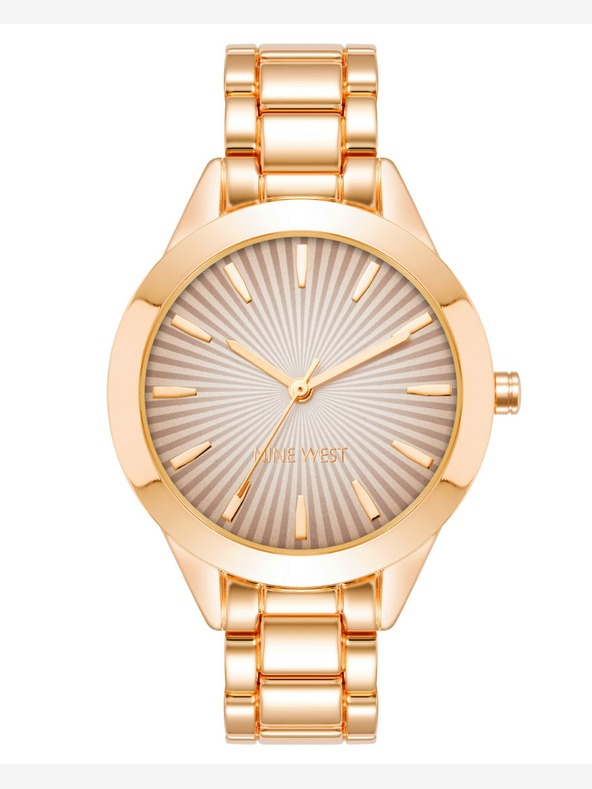 Nine West	 Runde Damenuhr Nine West