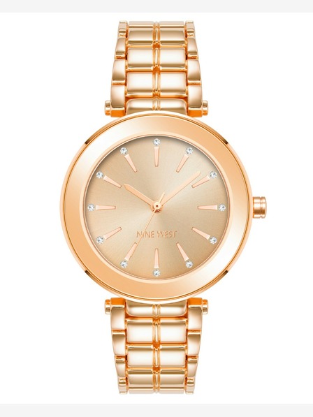 Nine West	 Runde Damenuhr Nine West