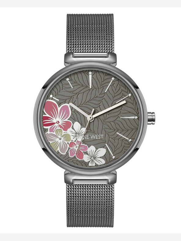 Nine West	 Runde Damenuhr Nine West
