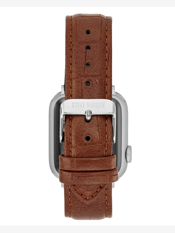 Steve Madden Steve Madden Damen Braunes Veganes Lederarmband für Apple Watch 38/40/41mm , WS/1002SVHY384041