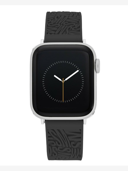 Steve Madden Steve Madden Damen Silikonarmband schwarz für Apple Watch 38/40/41mm, WS/1003BKSV384041