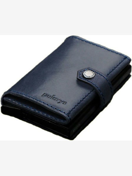Pularys Pularys Herren Portemonnaie aus Leder Hiker Blau 211114104