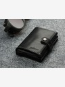 Pularys Pularys Herren Hiker Leder Geldbörse und Schlüsselanhänger Geschenkset Schwarz 211314101