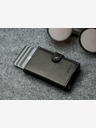 Pularys Pularys Herren Hiker Leder Geldbörse und Schlüsselanhänger Geschenkset Schwarz 211314101