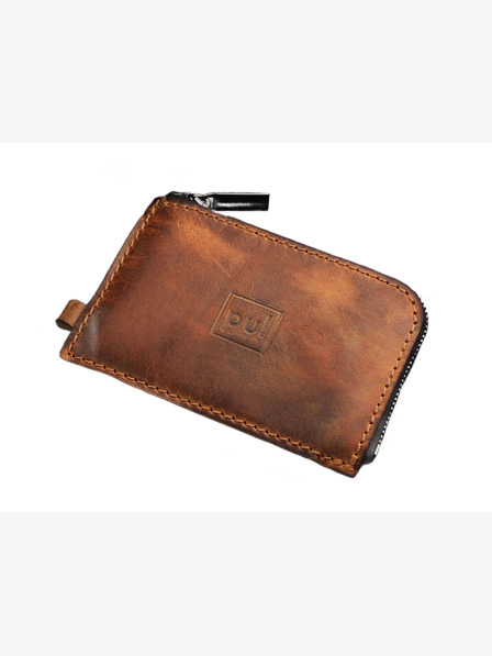 Pularys Pularys Herren Portemonnaie aus Leder Oldtimer Slim Braun