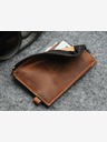 Pularys Pularys Herren Portemonnaie aus Leder Oldtimer Slim Braun