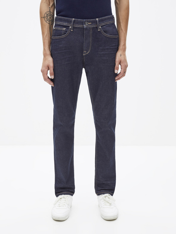 Celio Schwarze Jeans mit gerader Passform Celio Anoflex
