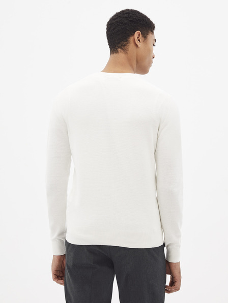 Celio Weißer Basic-Pullover Celio Nepic