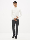 Celio Weißer Basic-Pullover Celio Nepic