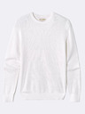 Celio Weißer Basic-Pullover Celio Nepic