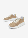 Guess Goldfarbene Guess Deglitz Damen-Turnschuhe