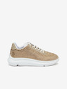 Guess Goldfarbene Guess Deglitz Damen-Turnschuhe