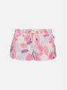 Sam 73 Rosa gemusterte Damen-Shorts SAM 73