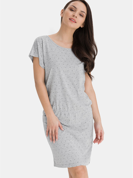 Sam 73 Graues gemustertes Kleid für Damen SAM 73