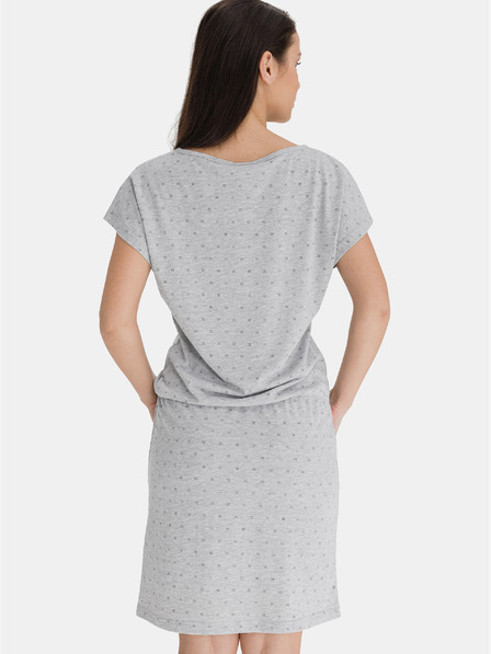 Sam 73 Graues gemustertes Kleid für Damen SAM 73