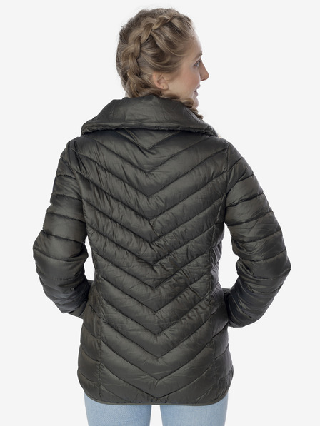 Sam 73 Dunkelgrüne Damen-Steppwinterjacke SAM 73