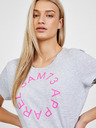 Sam 73 Hellgraues T-Shirt mit Aufdruck für Frauen SAM 73 Arias