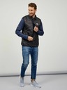 Sam 73 Dunkelgraue Herren-Steppweste Sam 73