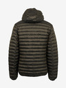 Sam 73 Khakifarbene Herren-Steppjacke mit Kapuze SAM 73 Edmund
