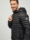 Sam 73 Schwarze Herren-Steppjacke mit Kapuze SAM 73 Edmund