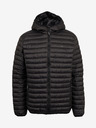 Sam 73 Schwarze Herren-Steppjacke mit Kapuze SAM 73 Edmund
