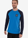 Sam 73 Schwarz-blaues Herren-T-Shirt SAM 73