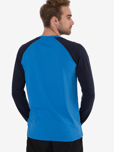 Sam 73 Schwarz-blaues Herren-T-Shirt SAM 73