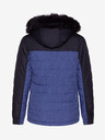 Sam 73 Schwarz-blaue Damen-Winterkapuzenjacke SAM 73