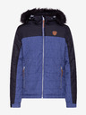 Sam 73 Schwarz-blaue Damen-Winterkapuzenjacke SAM 73