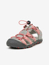 Sam 73 Rosa-graue Mädchen-Sandalen SAM 73 Atbera