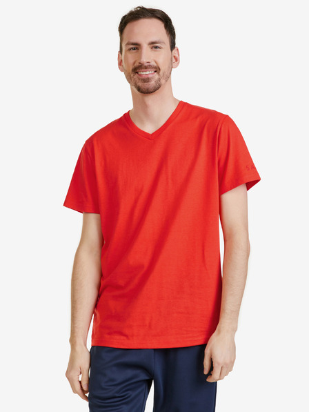 Sam 73 Rotes Herren-T-Shirt SAM 73 Leonard