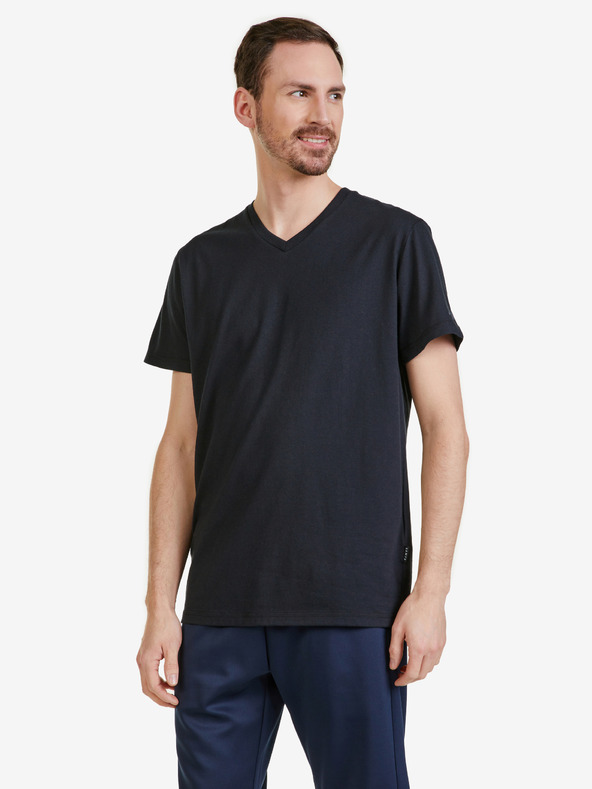 Sam 73 Schwarzes Herren-T-Shirt SAM 73 Leonard