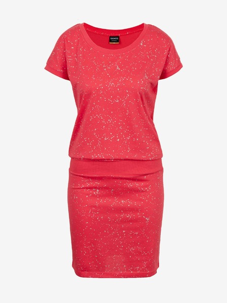 Sam 73 Dunkelrosa gemustertes Damenkleid SAM 73 Nika