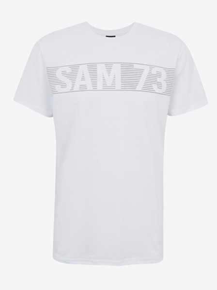 Sam 73 Weißes Herren-T-Shirt SAM 73 Barry