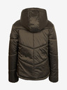 Sam 73 Dunkelgrüne Damen-Steppwinterjacke mit Kapuze SAM 73 Gede