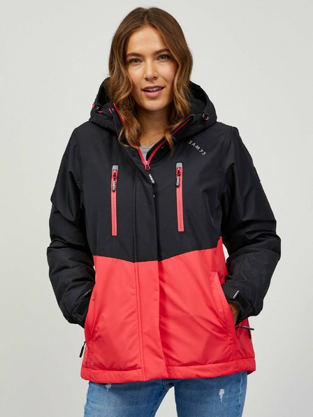 Sam 73 Rote und schwarze Damenjacke SAM 73 Gyasi