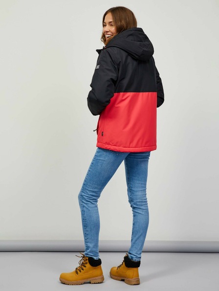 Sam 73 Rote und schwarze Damenjacke SAM 73 Gyasi
