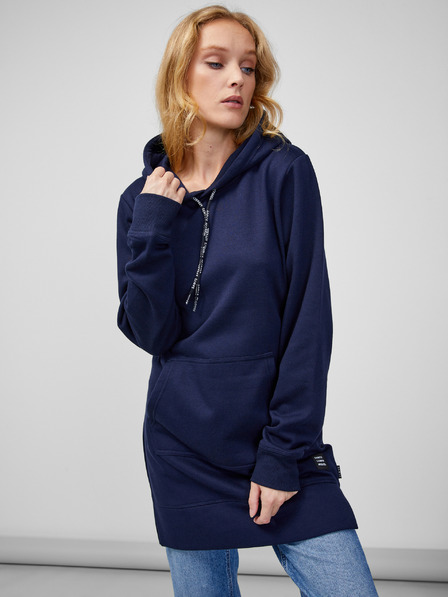 Sam 73 Dunkelblauer Kapuzenpullover für Frauen SAM 73 Enna