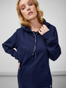 Sam 73 Dunkelblauer Kapuzenpullover für Frauen SAM 73 Enna