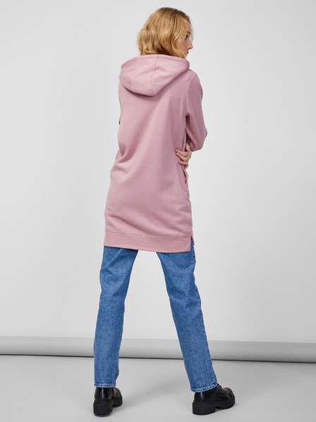 Sam 73 Altrosa Damen-Kapuzenpullover mit Reißverschluss SAM 73 Drusilia
