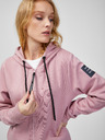 Sam 73 Altrosa Damen-Kapuzenpullover mit Reißverschluss SAM 73 Drusilia