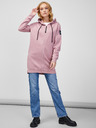 Sam 73 Altrosa Damen-Kapuzenpullover mit Reißverschluss SAM 73 Drusilia