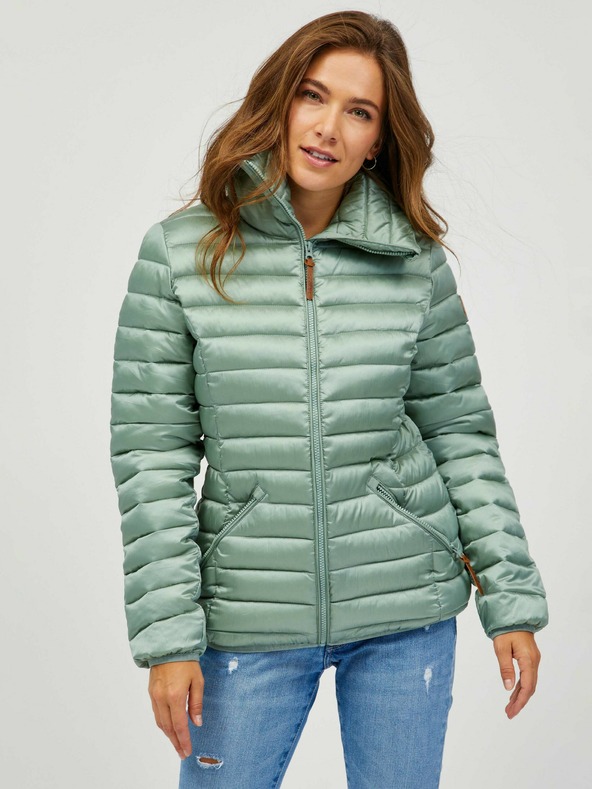 Sam 73 Hellgrüne Damen-Steppjacke SAM 73 Daba