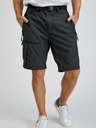 Sam 73 Schwarze und graue Herrenhose mit abnehmbarem Bein SAM73 Walter