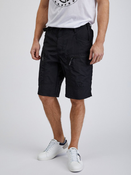 Sam 73 Schwarze Herren-Sportshorts SAM73 Andalusit