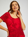 Sam 73 Rotes gemustertes Damenkleid SAM73 Corvus